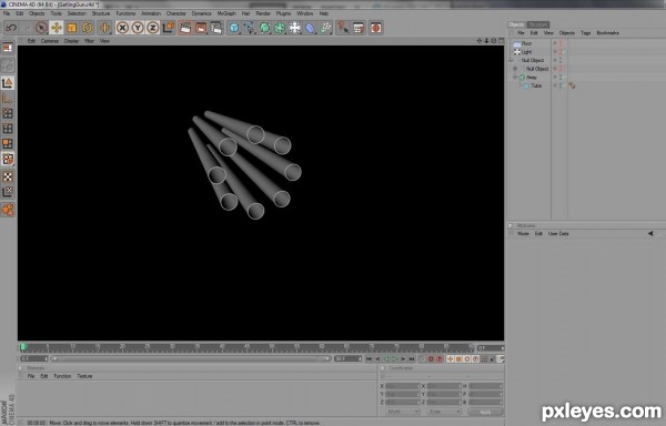 Creation of Gatling Cannon: Step 1