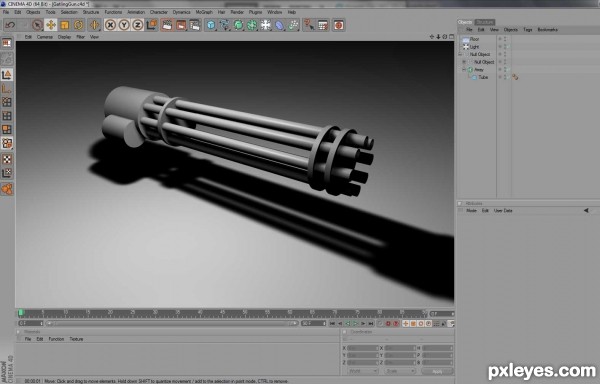Creation of Gatling Cannon: Step 3