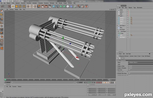 Creation of Gatling Cannon: Step 4