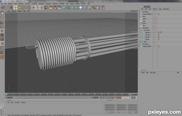 Creation of Gatling Cannon: Step 7