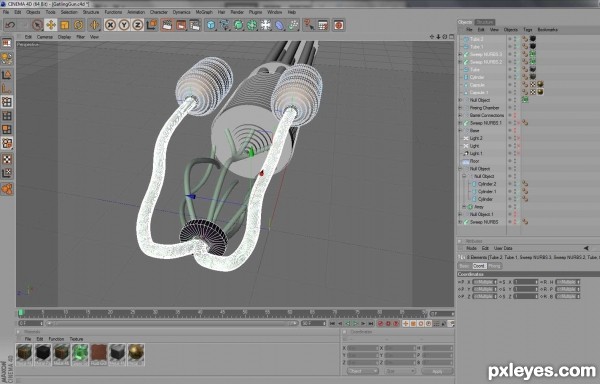 Creation of Gatling Cannon: Step 13