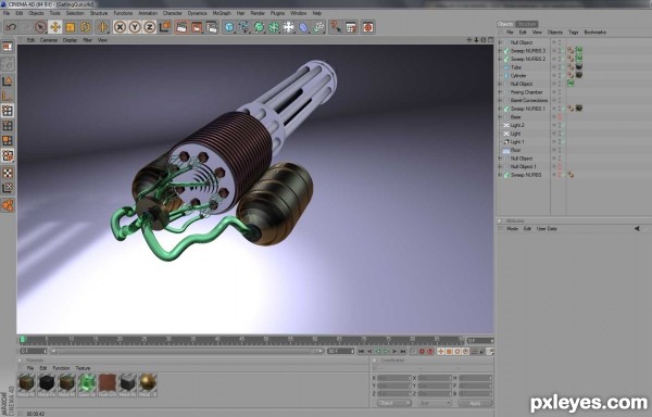 Creation of Gatling Cannon: Step 16