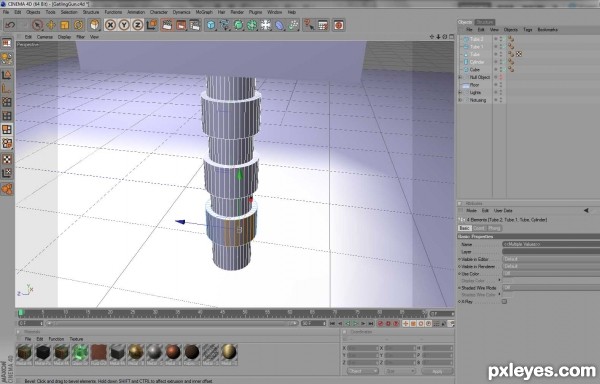 Creation of Gatling Cannon: Step 18