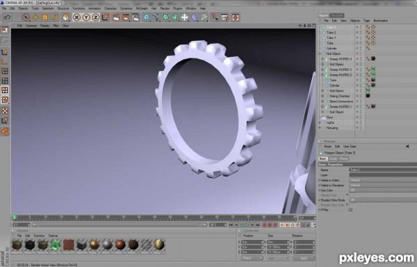 Creation of Gatling Cannon: Step 20