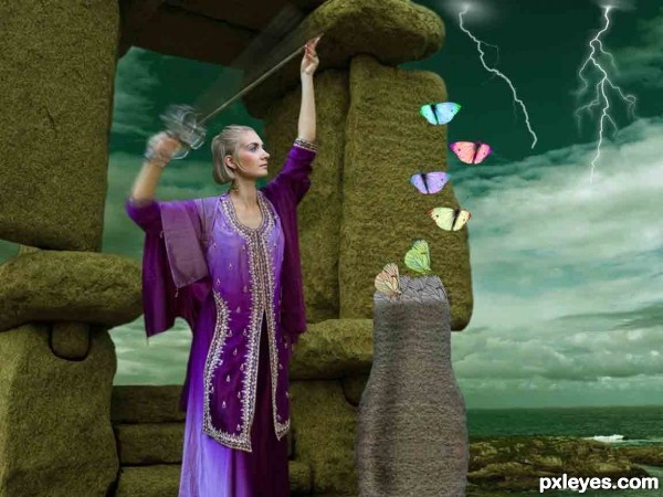 Creation of The magical sword: Step 10