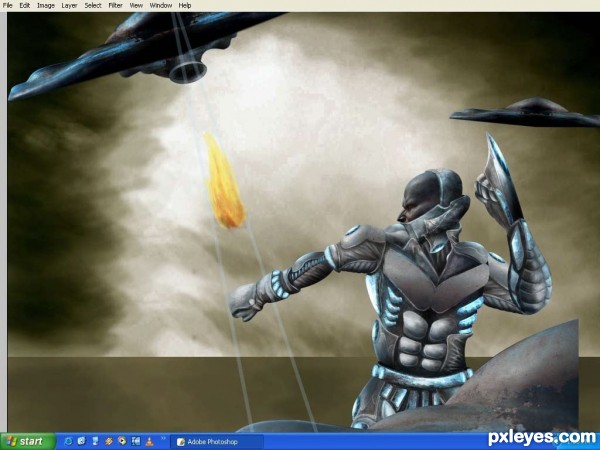 Creation of UFO Attack...!!!: Step 91