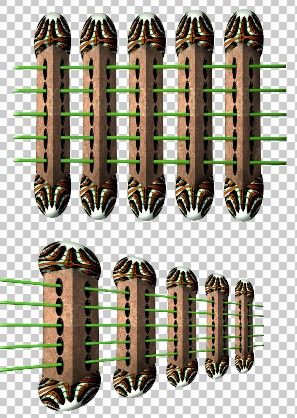 Creation of Fencing in the Primary Colors: Step 10