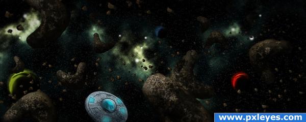 Creation of asteroids: Final Result