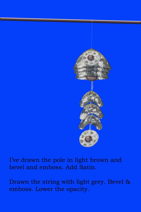 Creation of Wind Chime: Step 3