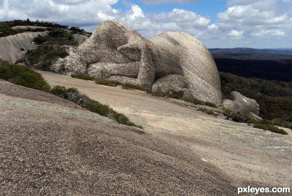 Creation of Sleeper Rock: Final Result