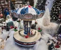 Christmas merry-go-round