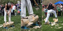 wood chopping contest