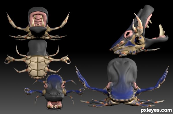 Creation of Crabotamus: Step 4