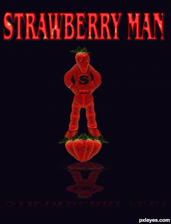 Creation of Strawberry Man: Step 14