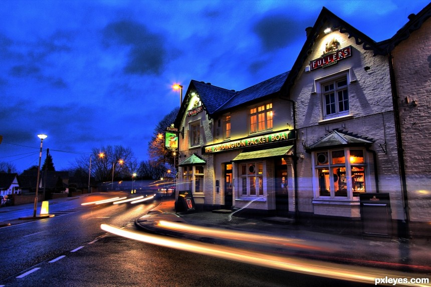 English Pub photoshop picture)