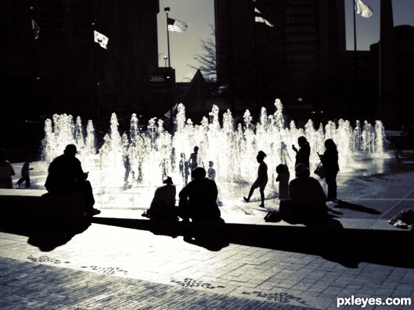 Atlanta centennial fountain