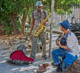 Street musicians