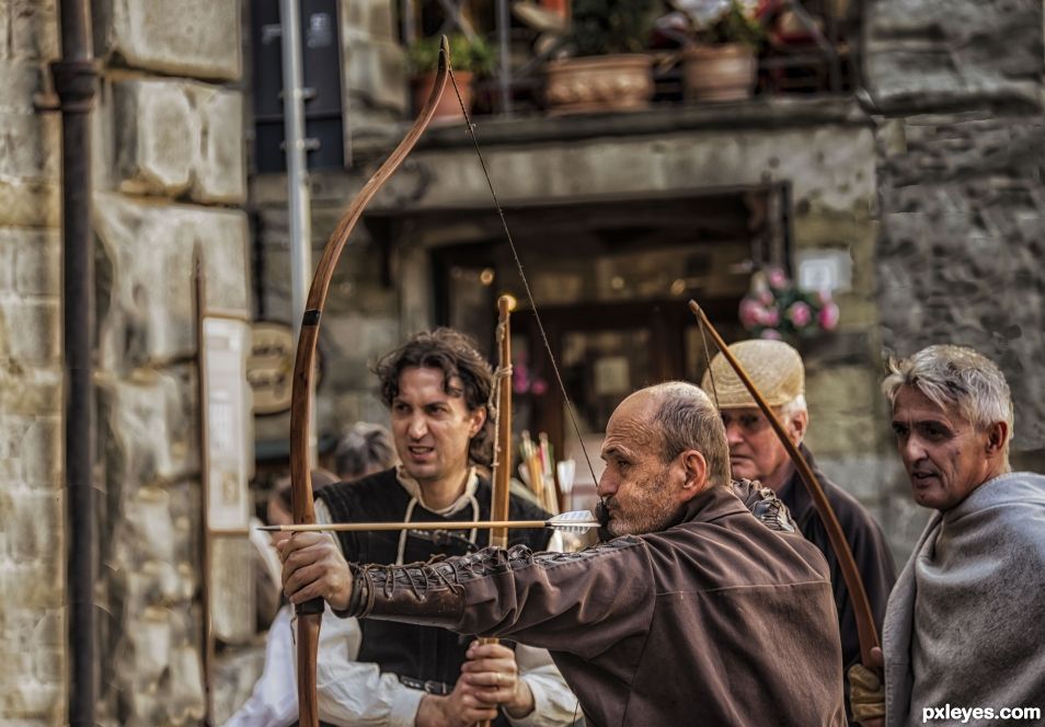 Medieval street photography