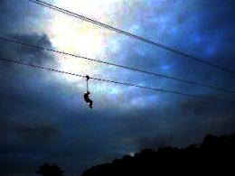 Flying fox jump!