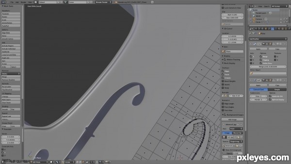 Creation of Violin: Step 10