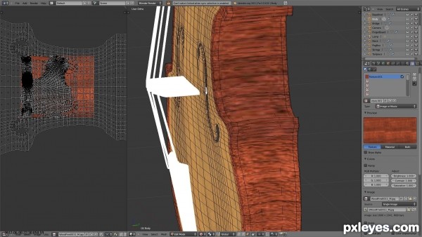 Creation of Violin: Step 18
