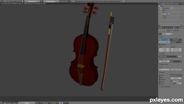 Creation of Violin: Step 20