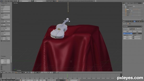 Creation of Violin: Step 21