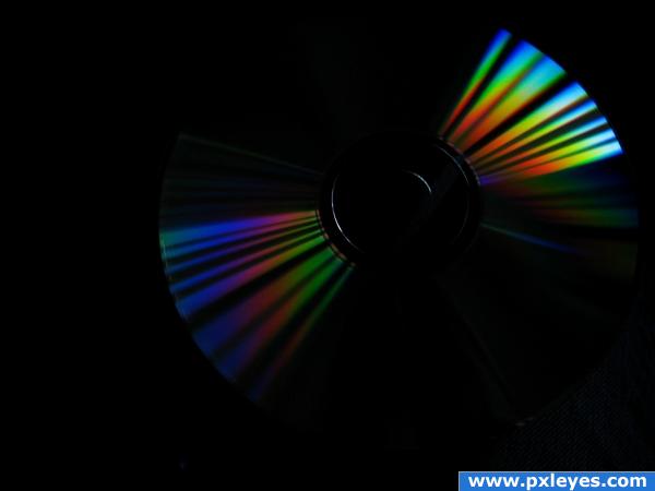 rainbow on a cd