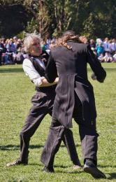 Fight on the villge green