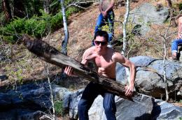 Caveman Log Picture