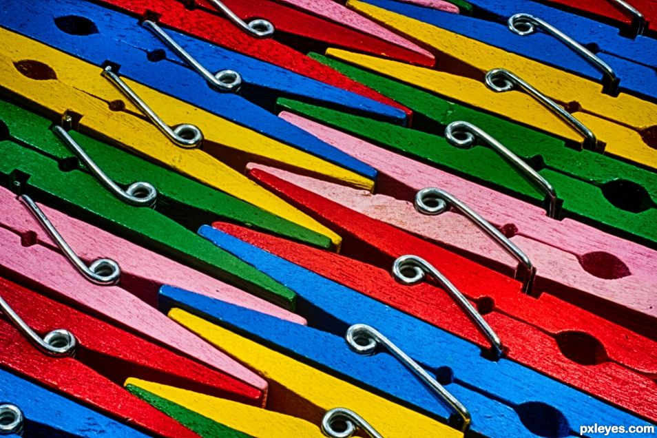 Clothespin Rainbow