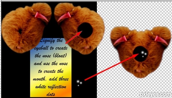 Creation of Kiss My Fluffy Fuzzy Butt : Step 2