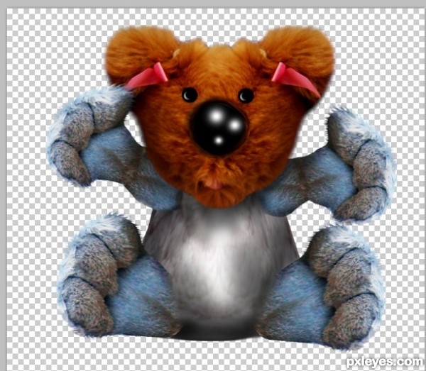 Creation of Kiss My Fluffy Fuzzy Butt : Step 8