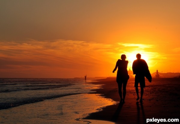 Walk on the beach