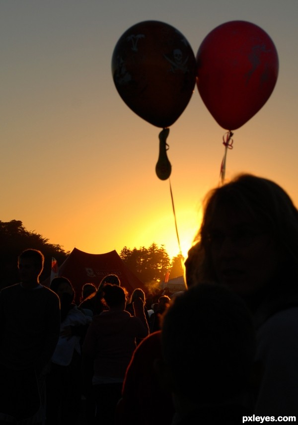 Sunrise at balloon fest