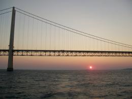 Mackinaw Bridge at Sunset