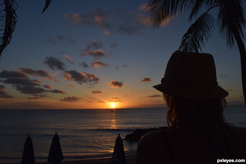 Barbados sunset 2
