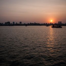 RiverMekongintheevening