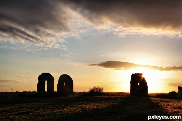 Roman sunset