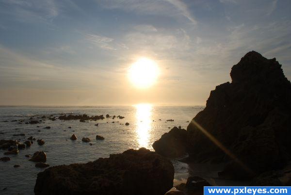 shelly beach sun