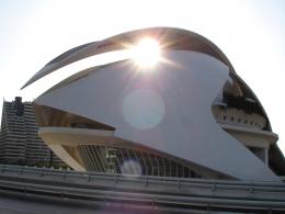 Sun through Calatrava