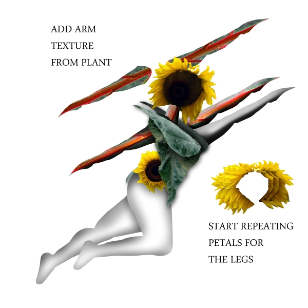 Creation of Sunflower on Fire: Step 7