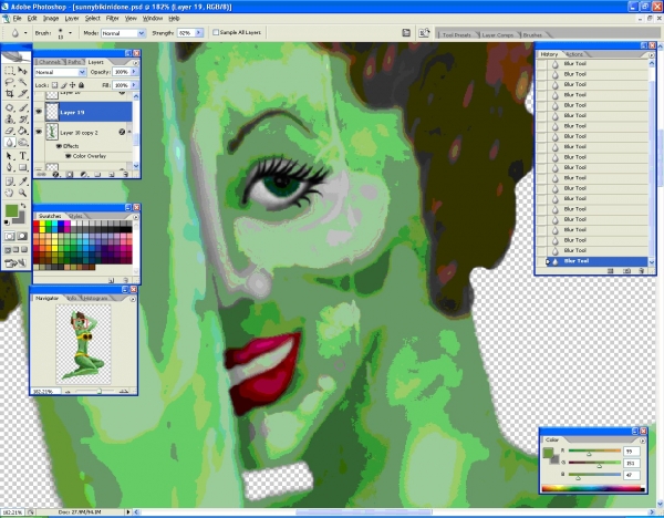 Creation of Sunny's New Bikini: Step 6