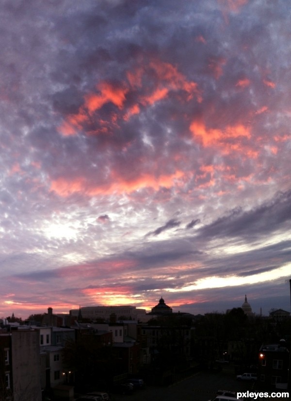 Sunset on Capitol Hill