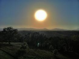 Sunset at the Biltmore Estate