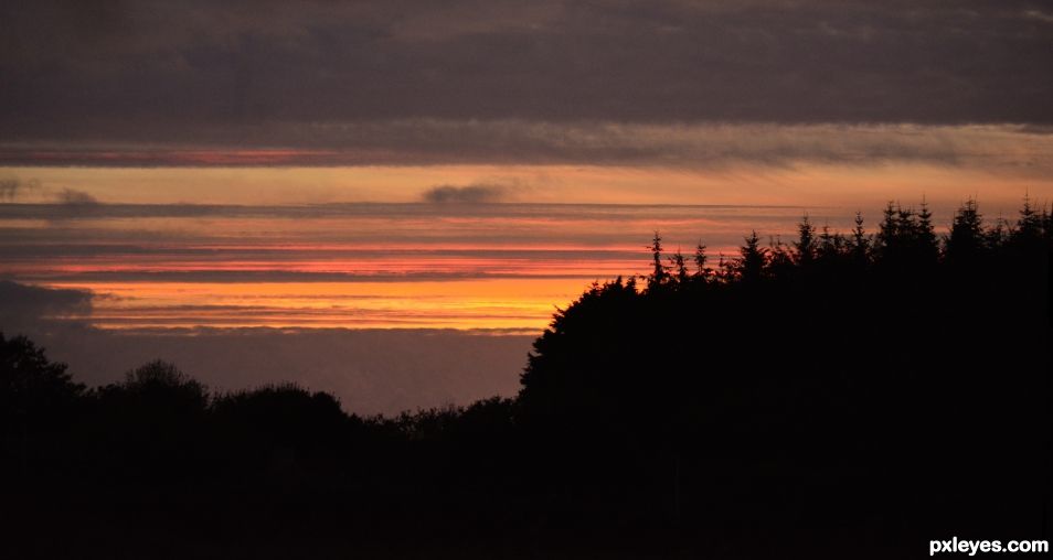 Sunset, Le Cloître Saint Thégonnec