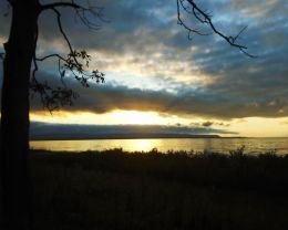 Sunset over the Lake