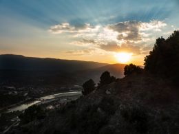 Sunset over Berat