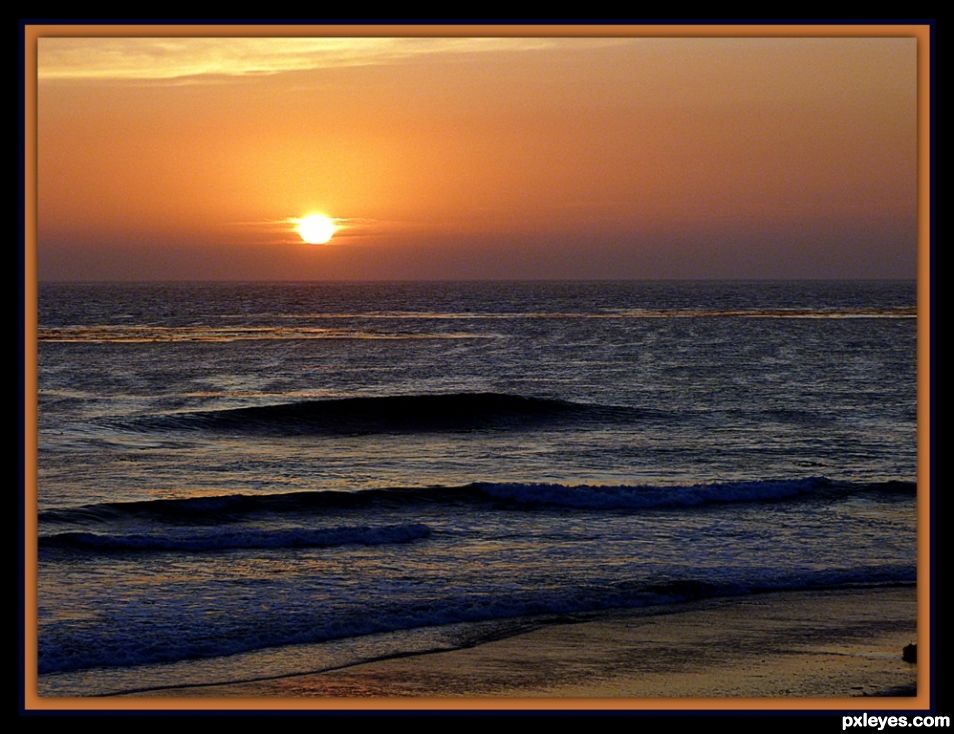 Sun Sets on San Simeon