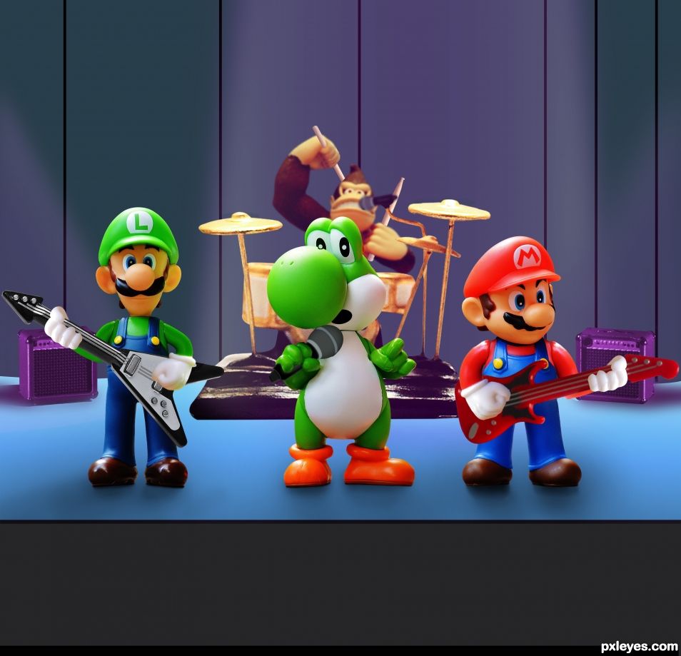Creation of Mario Brothers Band: Step 9